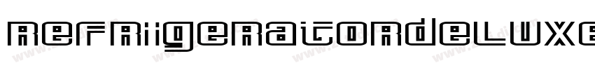 RefrigeratorDeluxe E字体转换